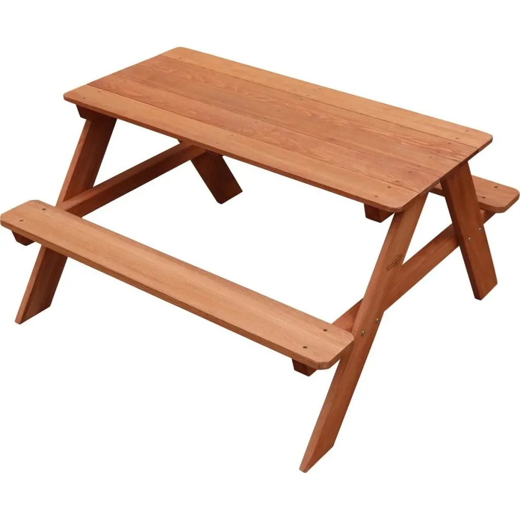 Dave Picknick-Tisch | Braun | FSC Holz | 89x89x50cm