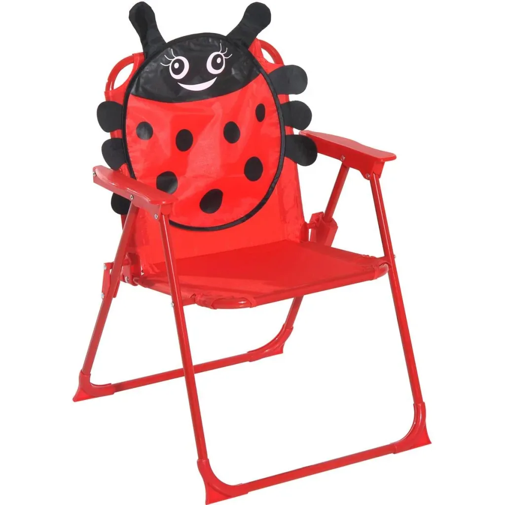3-tlg, Kindersitzgruppe Sitzgarnitur für Kinder Kindermöbel 1 Sonnenschirm + 1 Tisch + 2 Kinderstühle klappbar Rot
