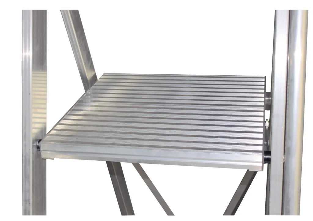 Stufen- Stehleiter m. großer Standplattform, 7 Stufen