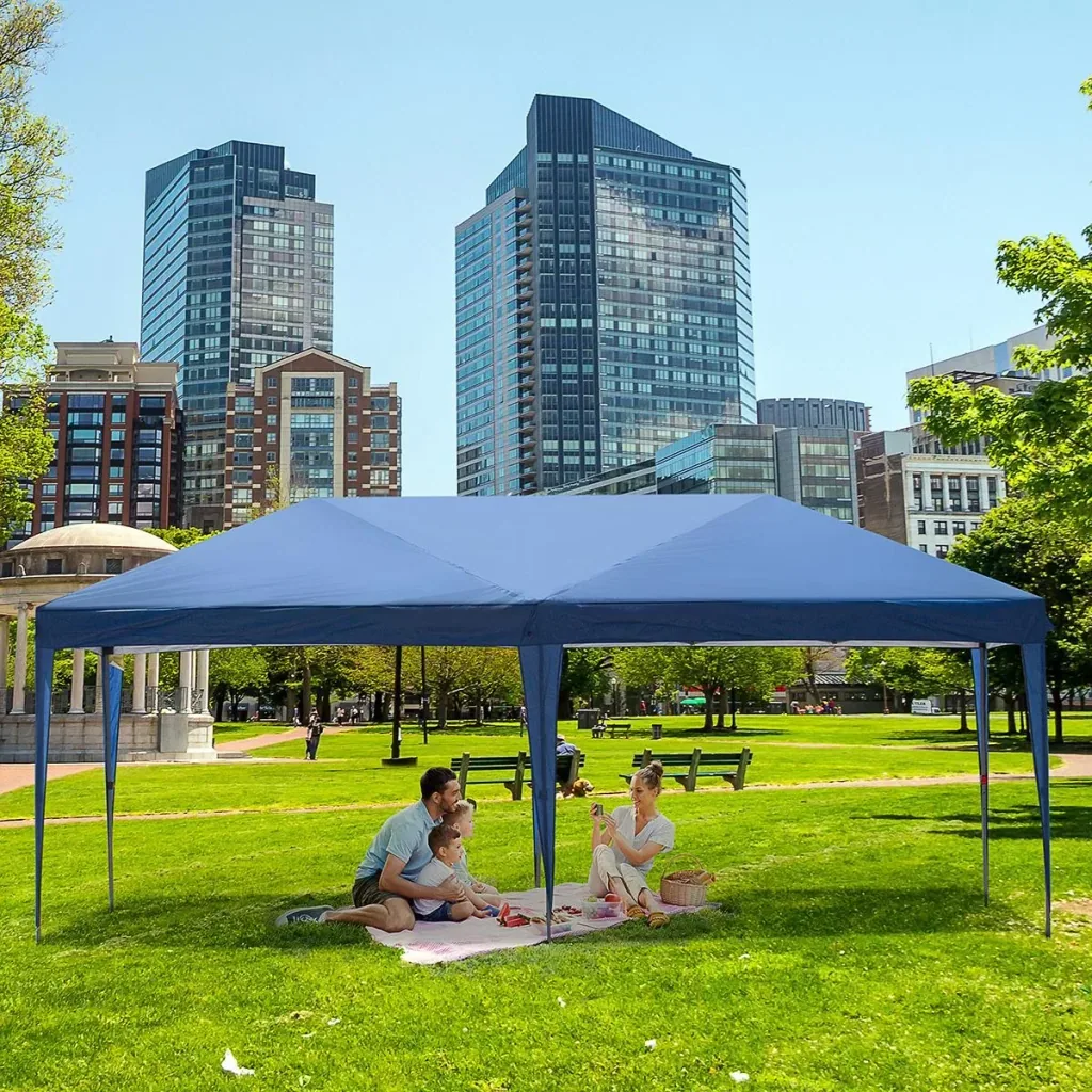 Pop-Up-Pavillon zusammenfaltbar dunkelblau