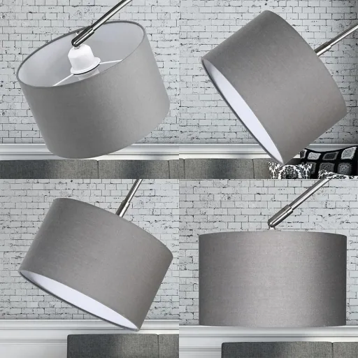 Bogenlampe L mit Marmorsockel