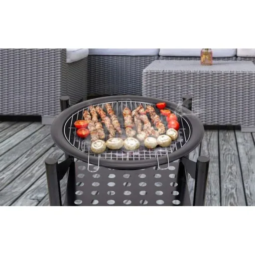 Feuerschale mit Grill - Durchmesser Gitter 50cm - 58x58x55cm