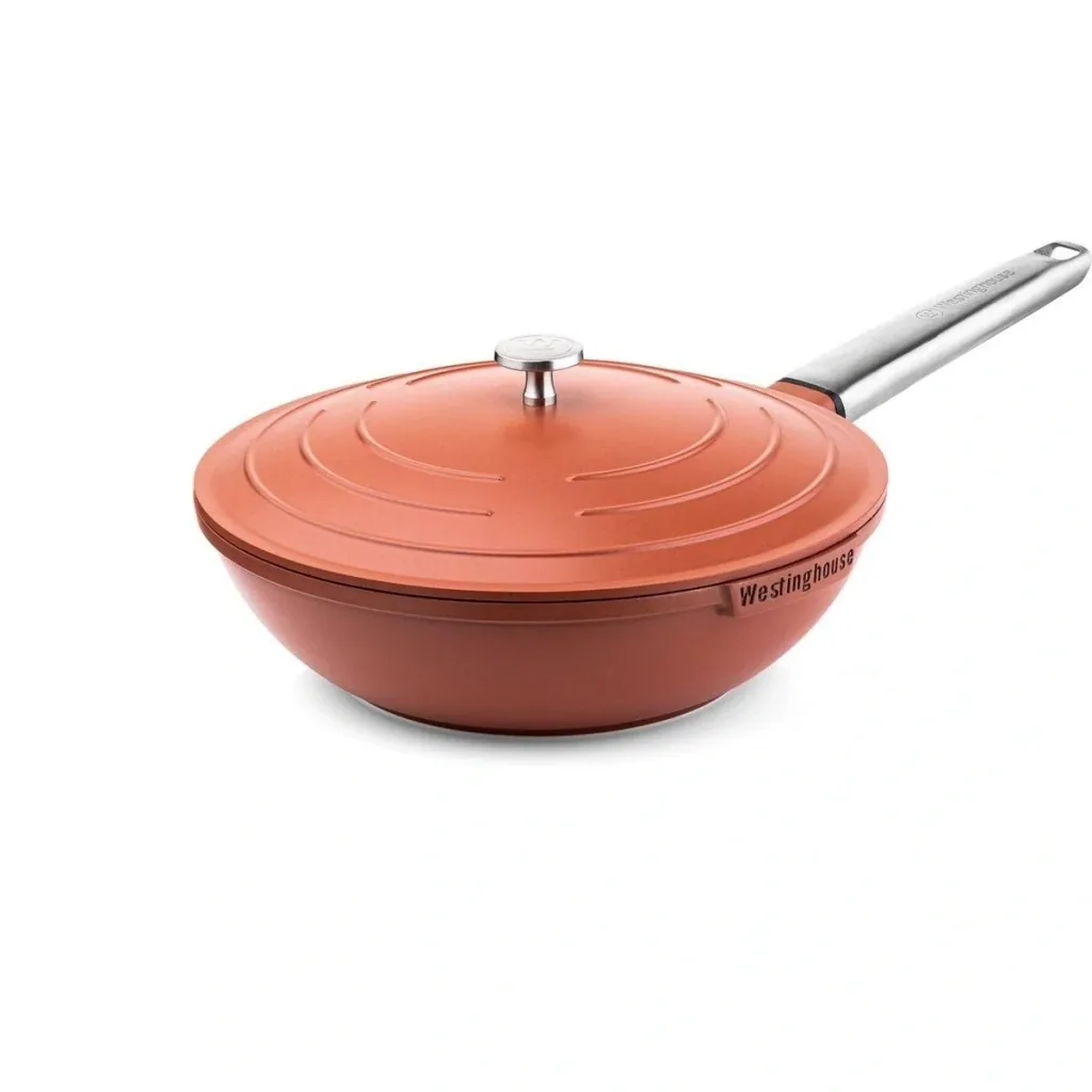 Performance Series Töpfe und Pfannen - Bratpfanne 24 cm + Wokpfanne 28 cm - Orange