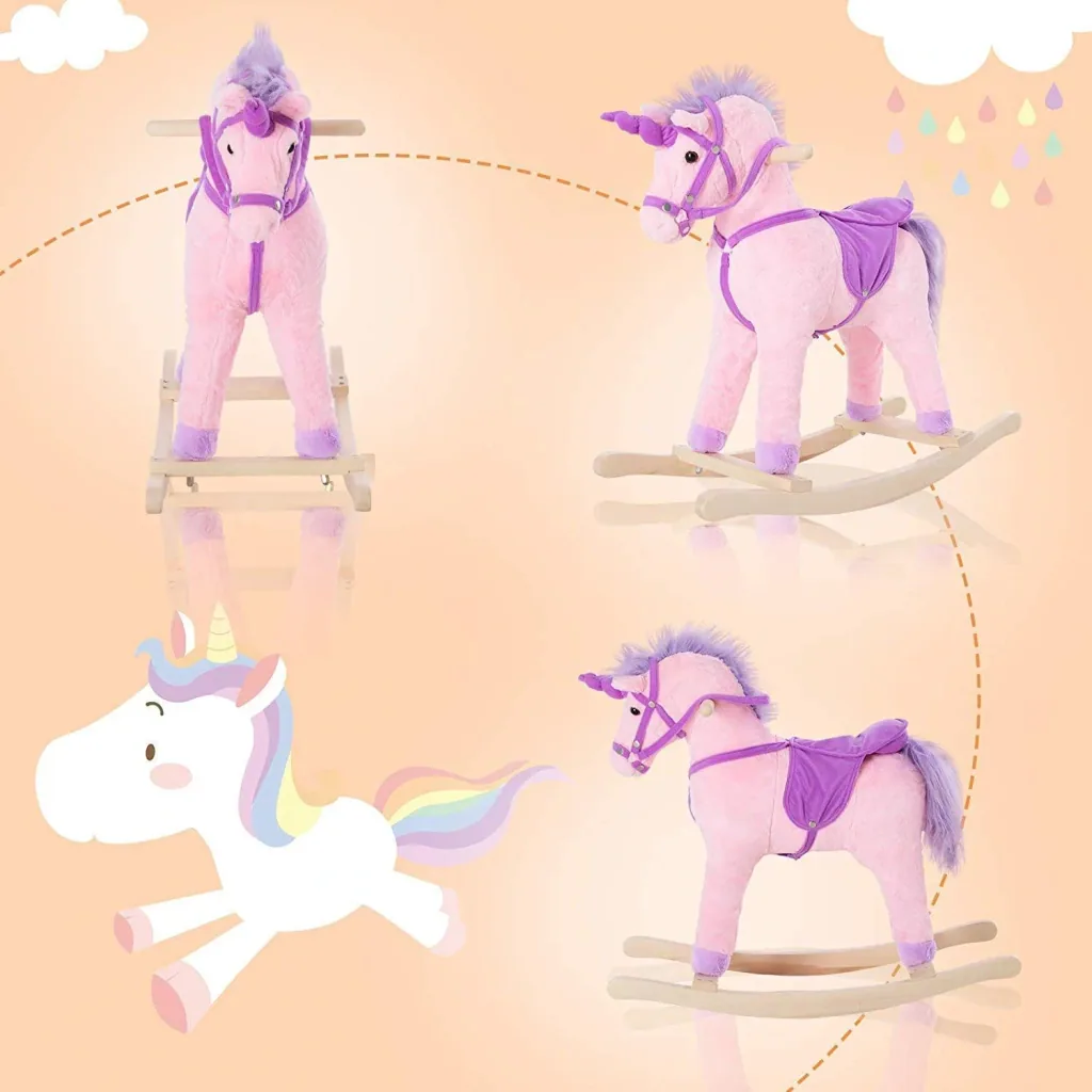 Schaukelpferd als Einhorn