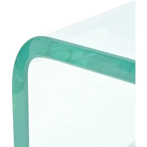 TV-Schrank/Monitorständer transparent 120x30x13 cm Glas