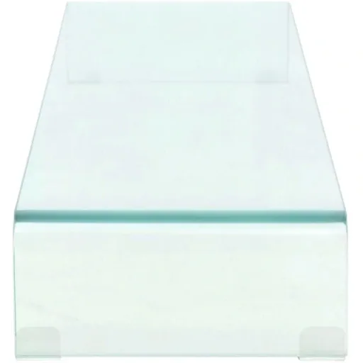 TV-Schrank/Monitorständer transparent 120x30x13 cm Glas
