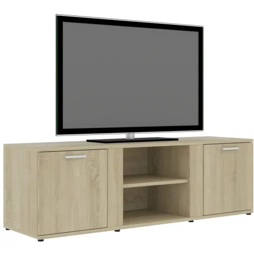 TV-Sideboard 120x34x37 cm Spanplatte Sonoma-Eiche
