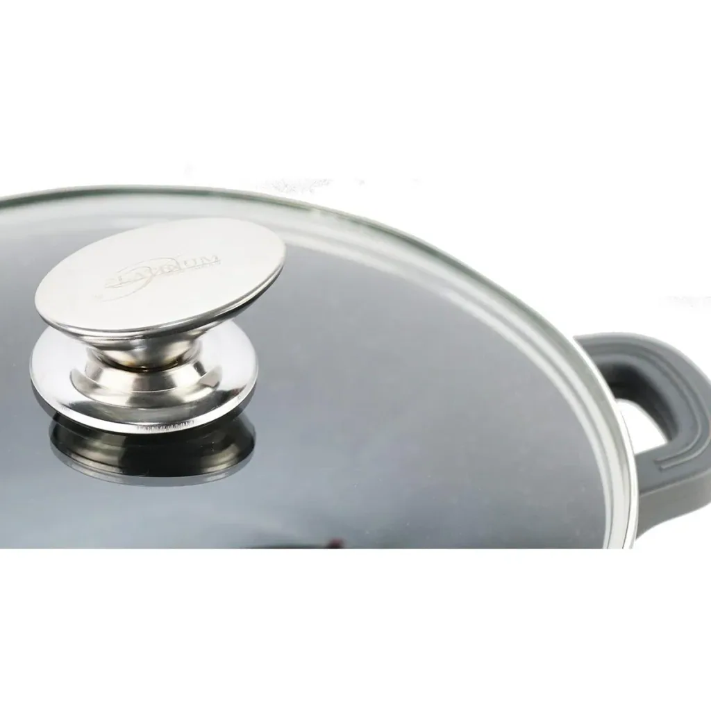 Kasserolle - Mit Deckel - 28cm - Aluminiumguss