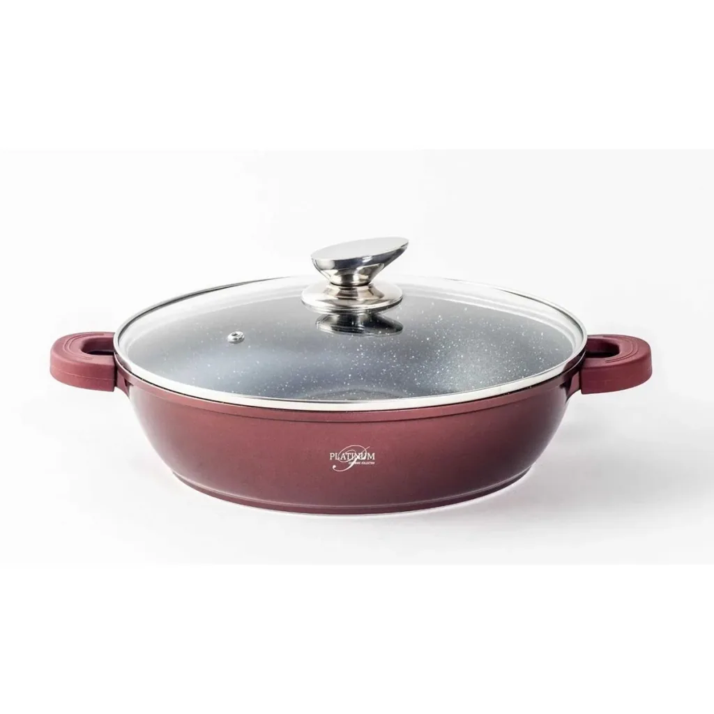 Kasserolle - Mit Deckel - 28cm - Aluminiumguss