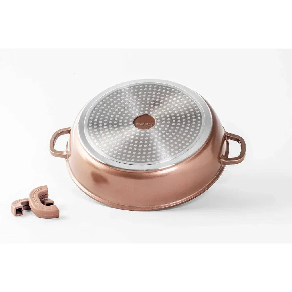 Kasserolle - Mit Deckel - 28cm - Aluminiumguss