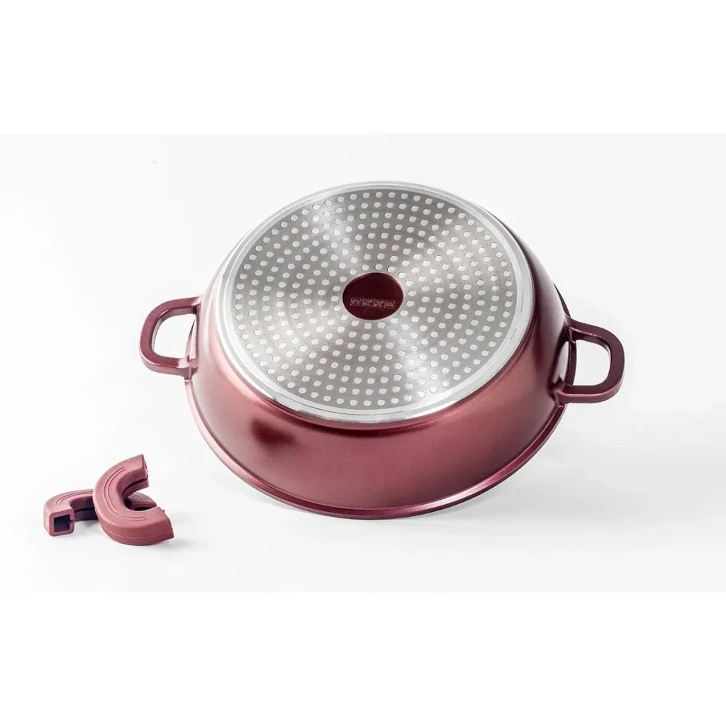 Kasserolle - Mit Deckel - 28cm - Aluminiumguss