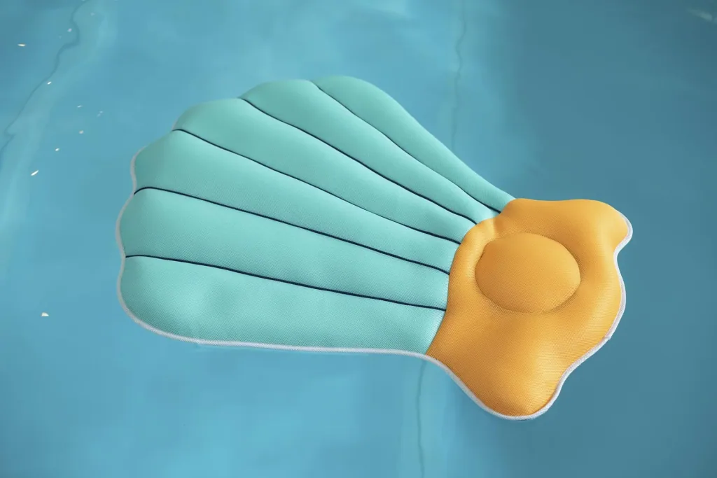 Pool Buddy Riesenmuschel türkis, orange