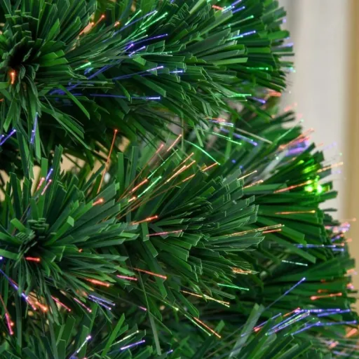 Weihnachtsbaum 1,2 m Christbaum Kunsttanne 130 Äste mit LED-Lichtern