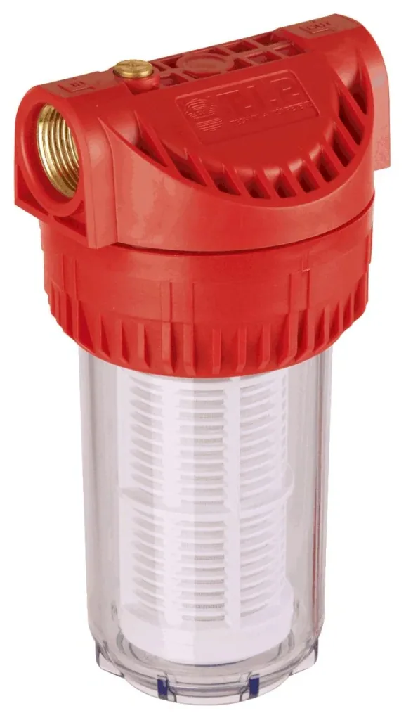 Vorfilter für Garten Pumpen und Hauswasserwerke 17,8 cm (7 Zoll), Wasserdurchfluss bis 7.000 l/h