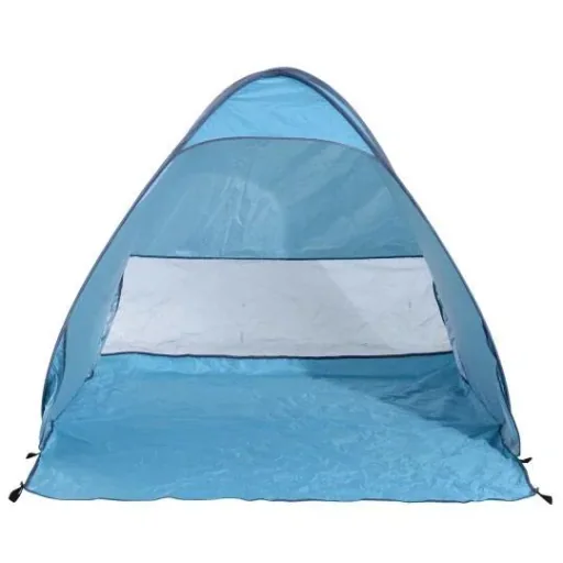 Wurfzelt Blau Pop Up Zelt Strandmuschel Strandzelt Campingzelt