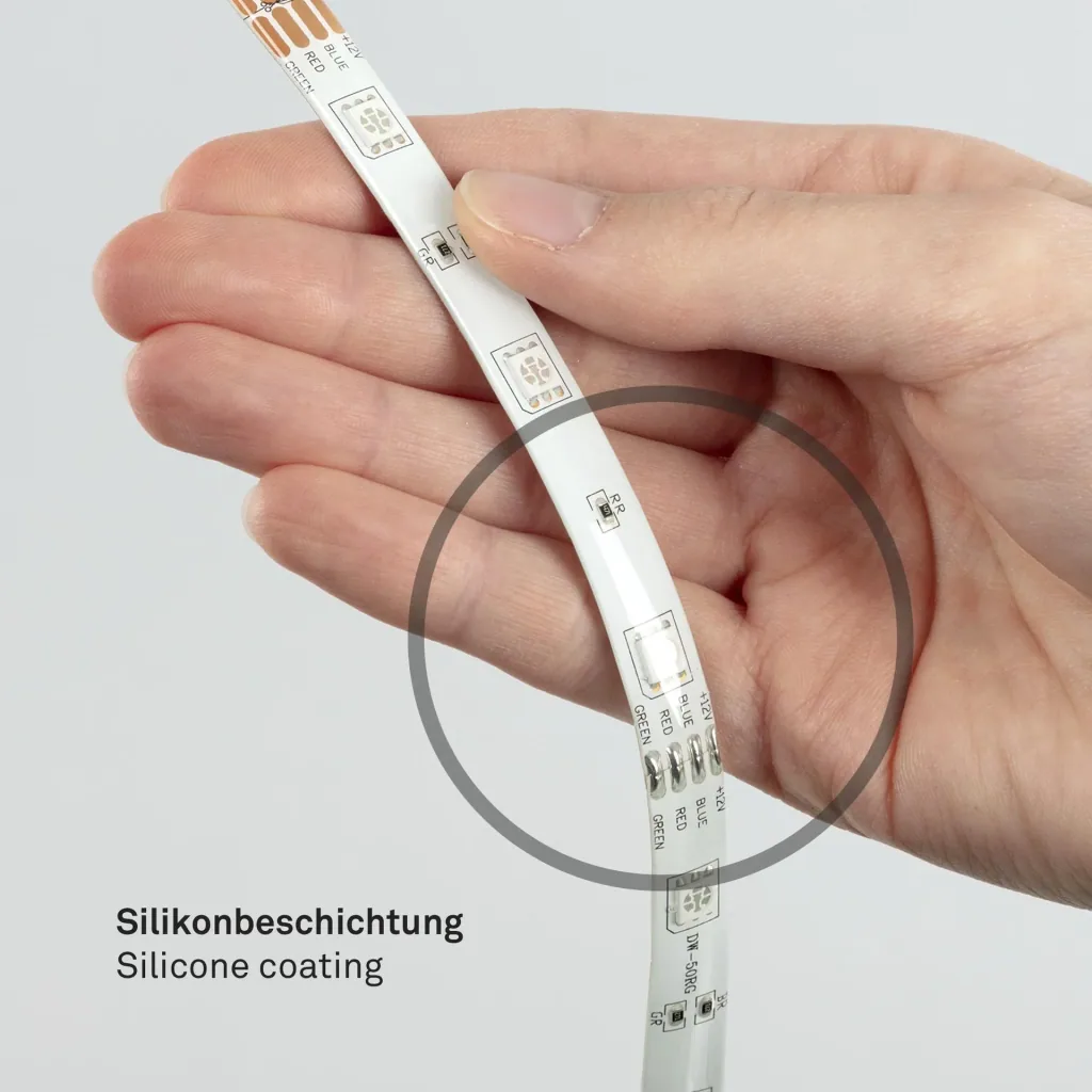 RGB-LED Flexband, 5m, 150 RGB-LEDs, 22 Watt, IP20