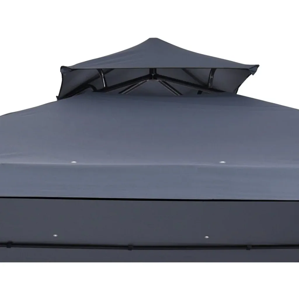 Pavillon Sairee anthrazit 3,5 x 3,5m