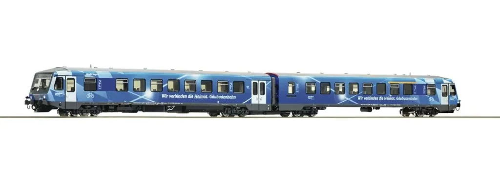 Dieseltriebzug Baureihe 628.4 der Deutschen Bahn AG im Bahnland Bayern -Design