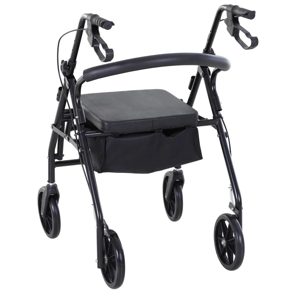 Rollator mit Sitz und Stauraum