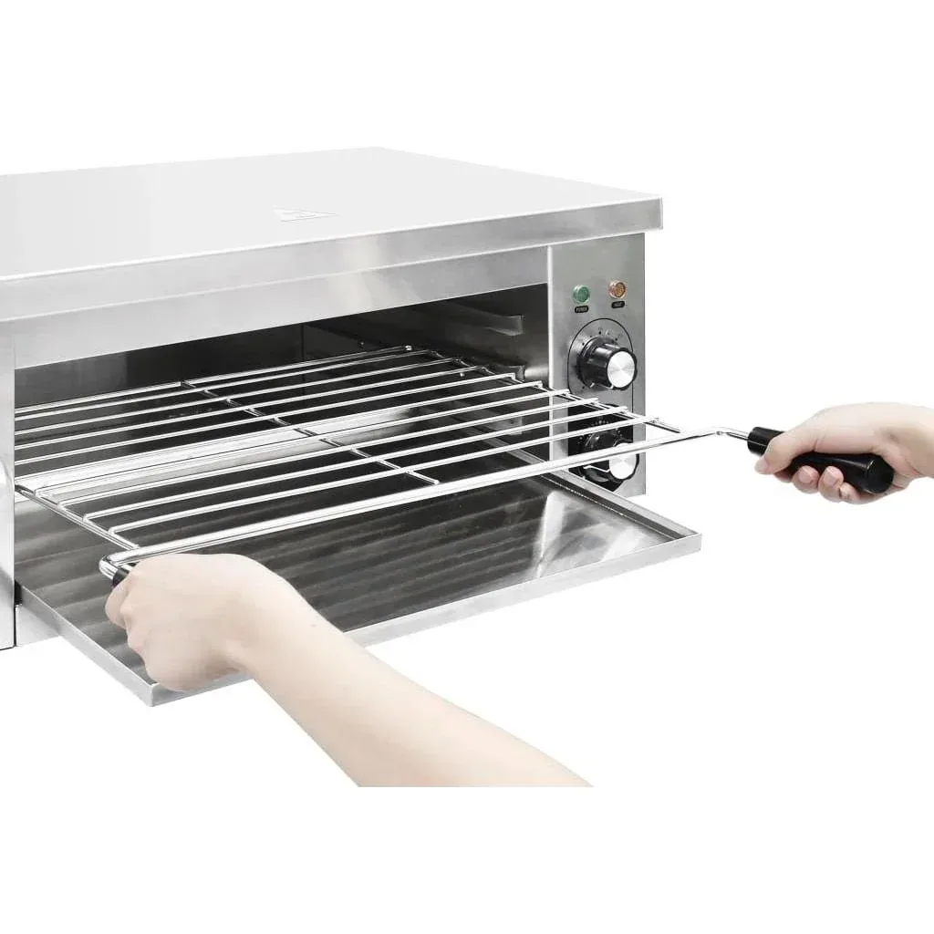 Salamander Grill elektrisch gastronorm 2500 W Edelstahl