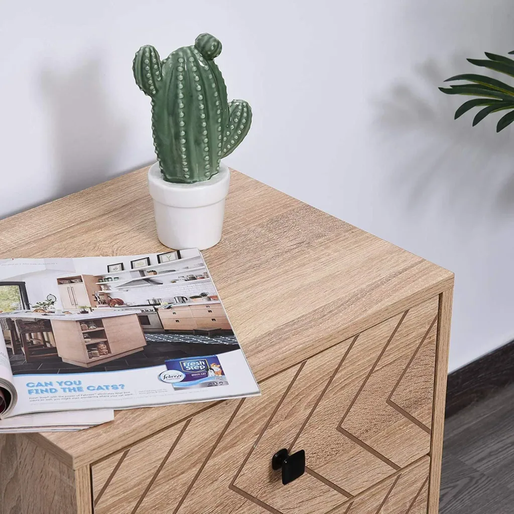 Nachtkommode im Retro-Design