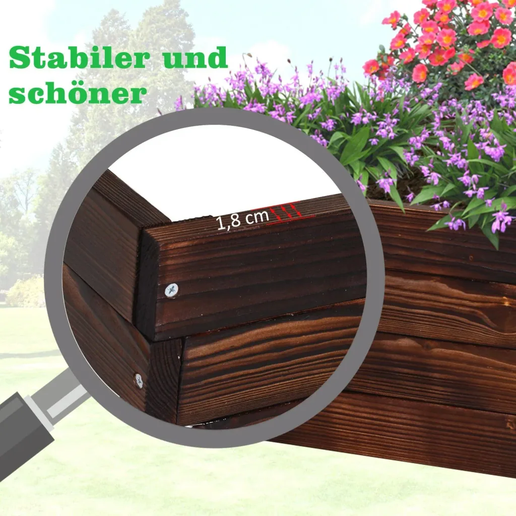 Quadratisches Hochbeet