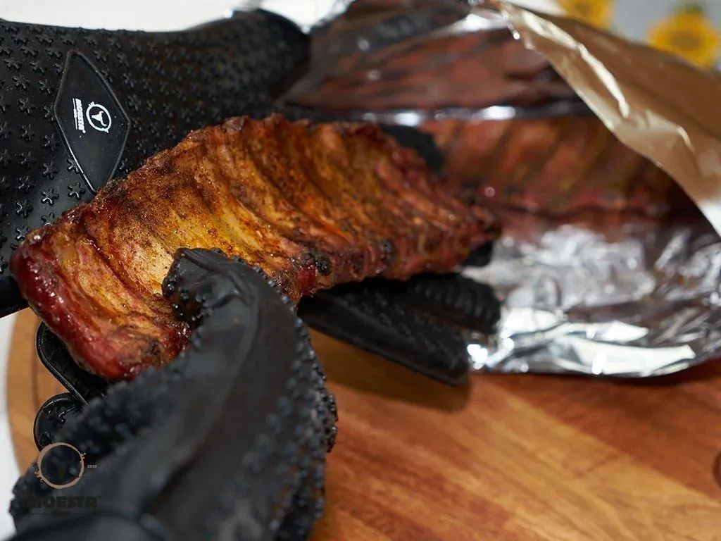 MeatGloves - Silikon Grillhandschuhe: Gr. M/L