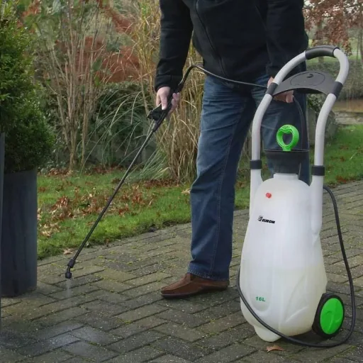 Eurom Trolleyspritze Druckspritze 16 Liter Unkrautspritze