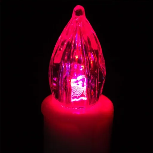 LED-Weihnachtsbaumkerze 30x mit Fernbedienung Multicolor