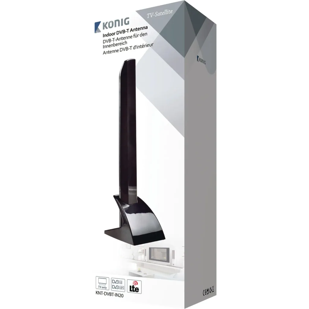 Innen DVB-T/T2 - DAB+ UKW Antenne 15 dB VHF / UHF