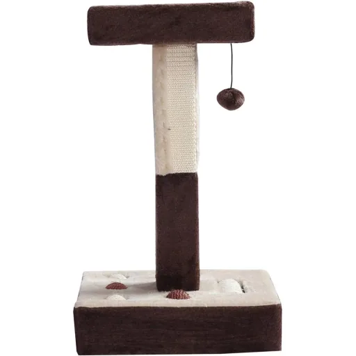 Kratzbaum Katzenbaum Spielbaum mit Ball und Roller Mäuse L35 x B35 x H60,5 cm