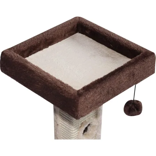 Kratzbaum Katzenbaum Spielbaum mit Ball und Roller Mäuse L35 x B35 x H60,5 cm