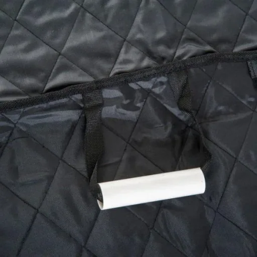 Hundedecke Autodecke wasserdicht Schwarz L147 x B137 cm