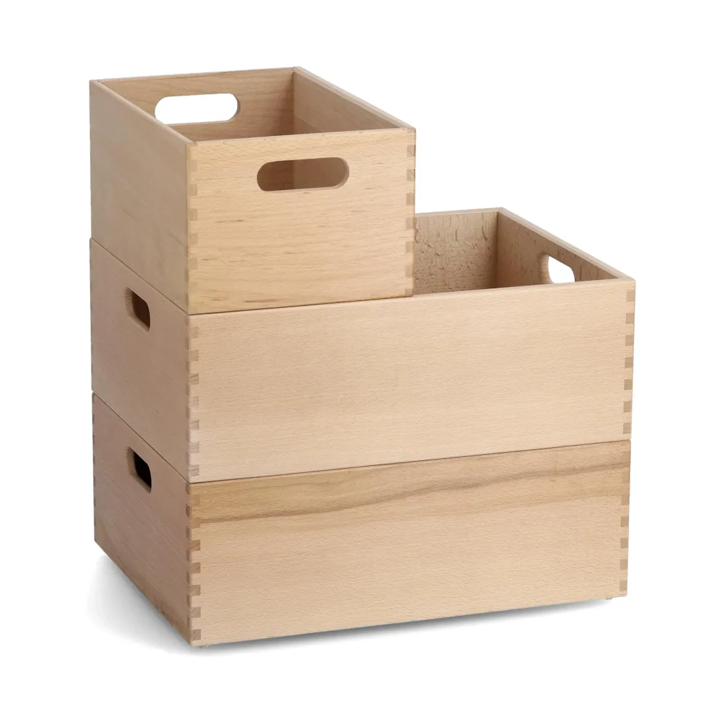 Allzweckkiste, Buche lackiert, 40 x 30 x 15 cm