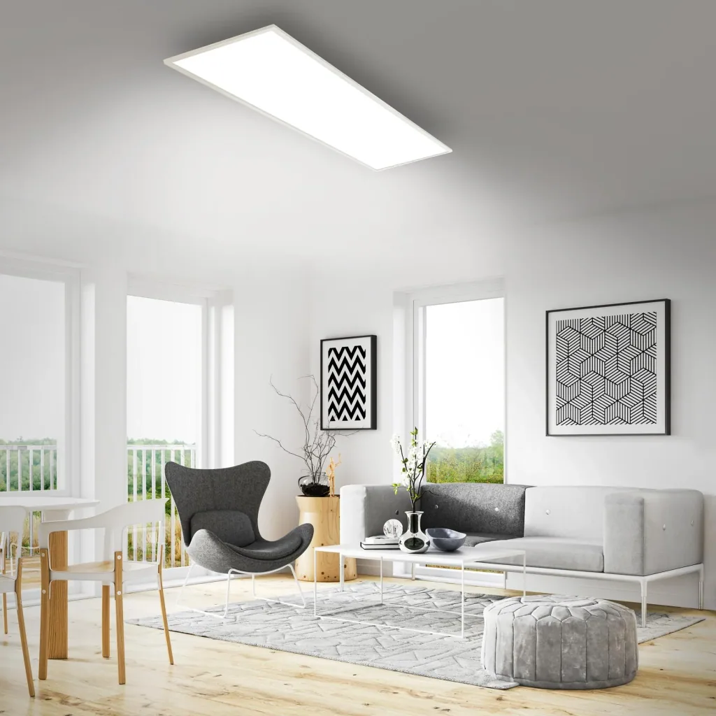Ultraflaches LED Panel, reckteckig, CCT, 36 Watt, weiß