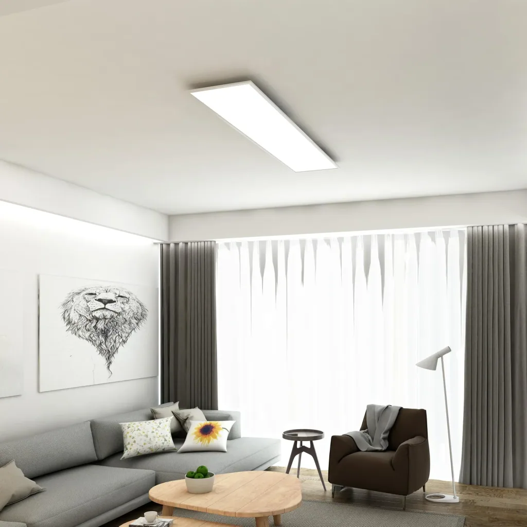 Ultraflaches LED Panel, reckteckig, CCT, 36 Watt, weiß