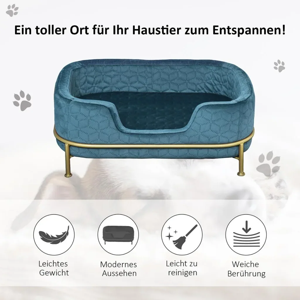 Hundesofa mit Rückenlehne Haustier