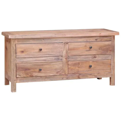 TV-Schrank 102x35x50 cm aus massivem recyceltem Holz