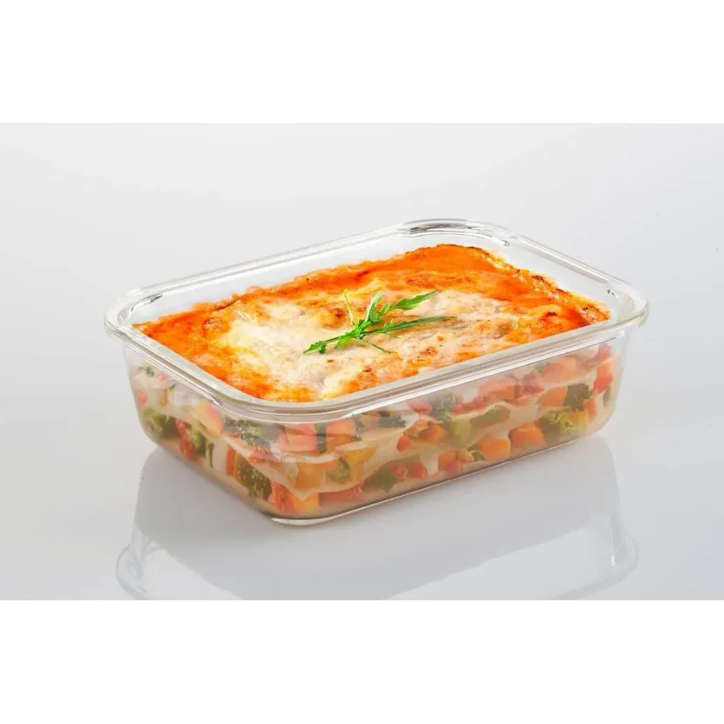 Mehrzer - Spenderbox - 600ml - rechteckig - Bake-and-Lock - Rot