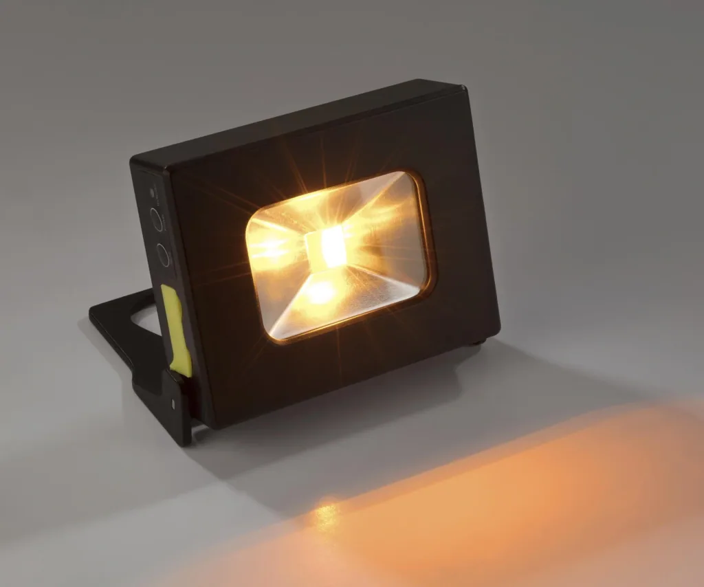 Mini Akku LED Fluter mit Powerbank