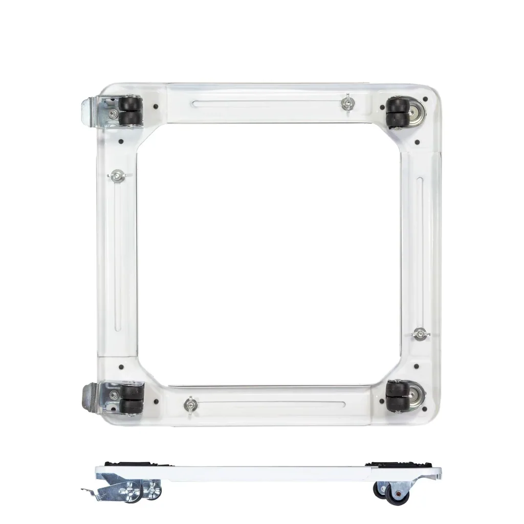 Transporthilfe MM 1192, 42-60 x 5 cm, ausziehbar, 2 Lenk- & 2 Bockrollen Ø 30 mm, 2 Feststeller, Tragkraft 220 kg