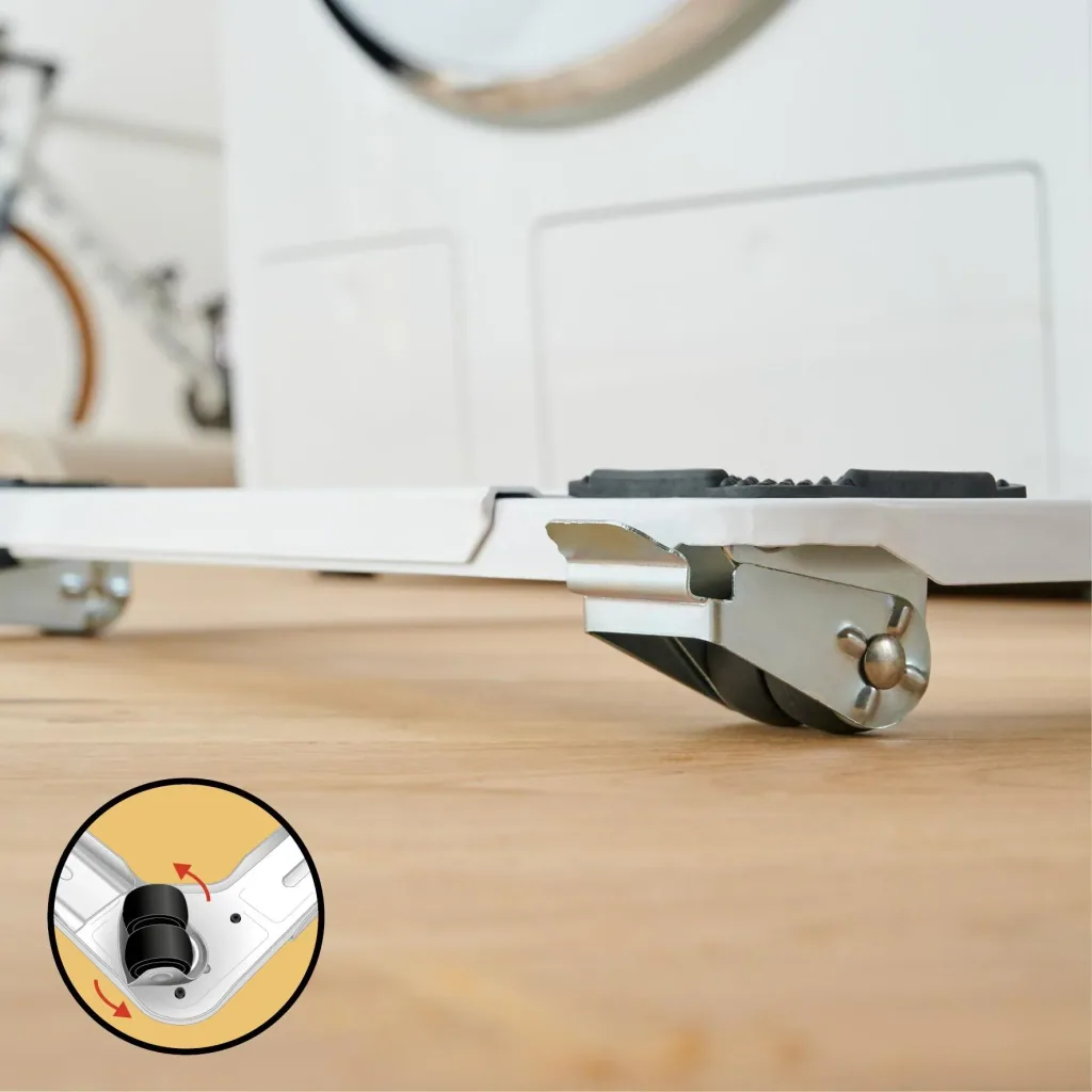 Transporthilfe MM 1192, 42-60 x 5 cm, ausziehbar, 2 Lenk- & 2 Bockrollen Ø 30 mm, 2 Feststeller, Tragkraft 220 kg
