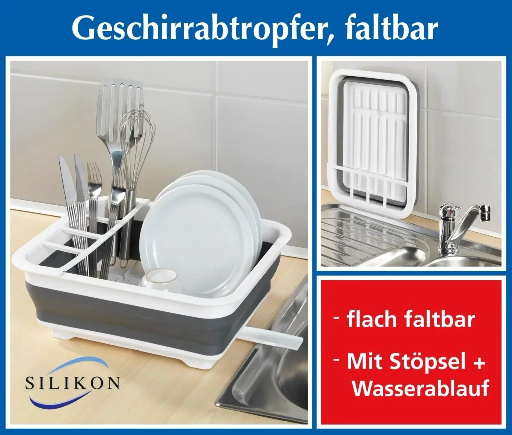 Geschirrabtropfer faltbar
