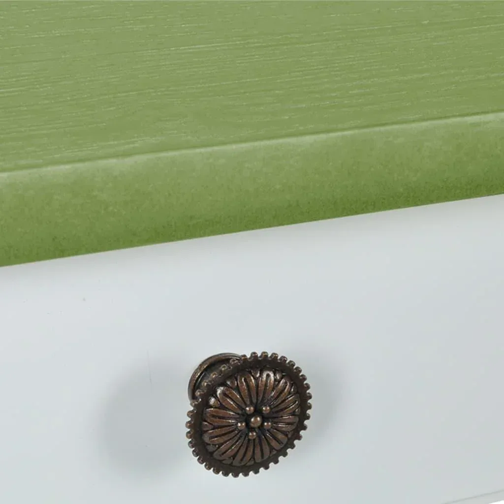 MDF-Wandtisch weiß und graubraun