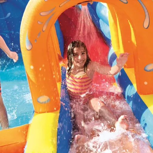 Aufblasbarer Wasserpark mit Gebläse 420 x 320 x 260 cm