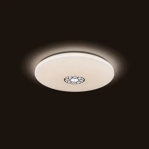 LED Deckenleuchte SHINING ORIENTAL-ORNAMENT 24W 827-860 Ø 370 mm mit Lichttemperaturwechsel + Sleeptimer + Fernbedienung