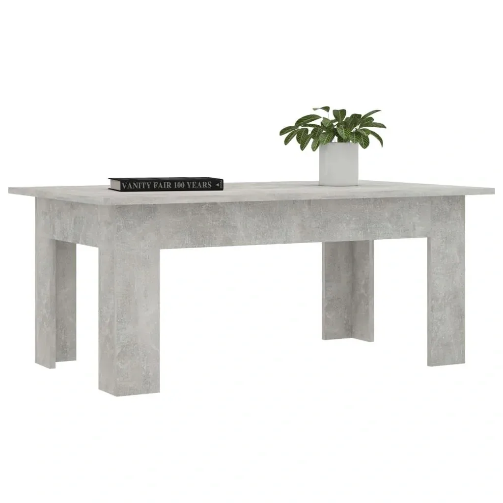 Couchtisch 100x60x42 cm Spanplatte betongrau