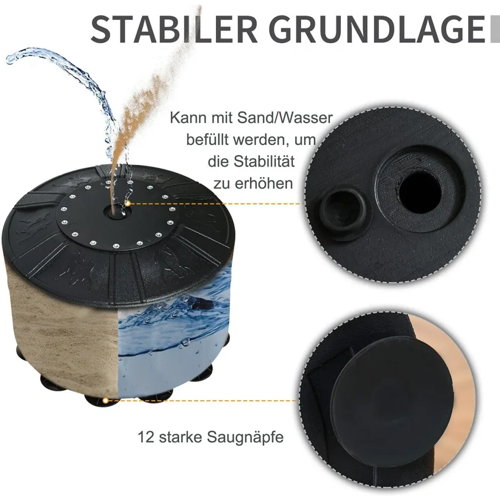 Standboxsack schwarz