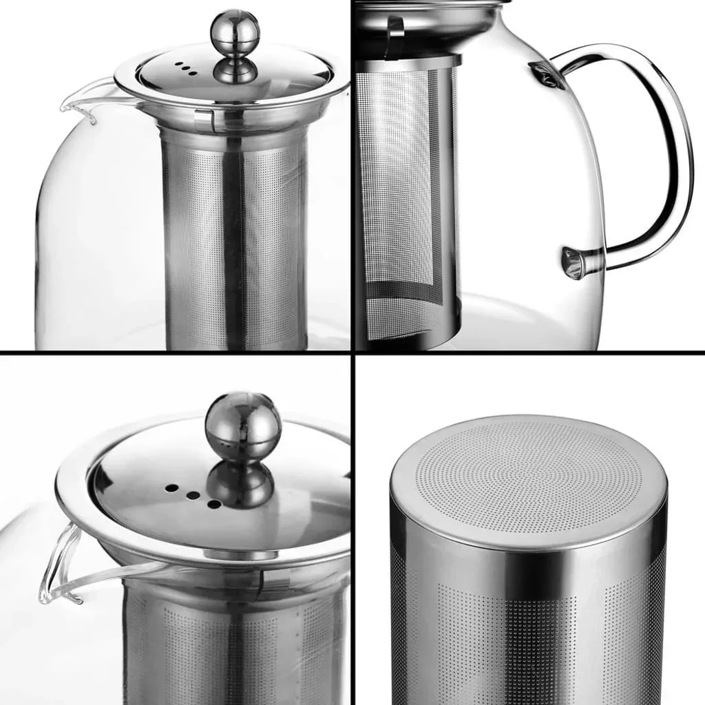 Teekanne Glas inkl. Warmhalter 1,5L