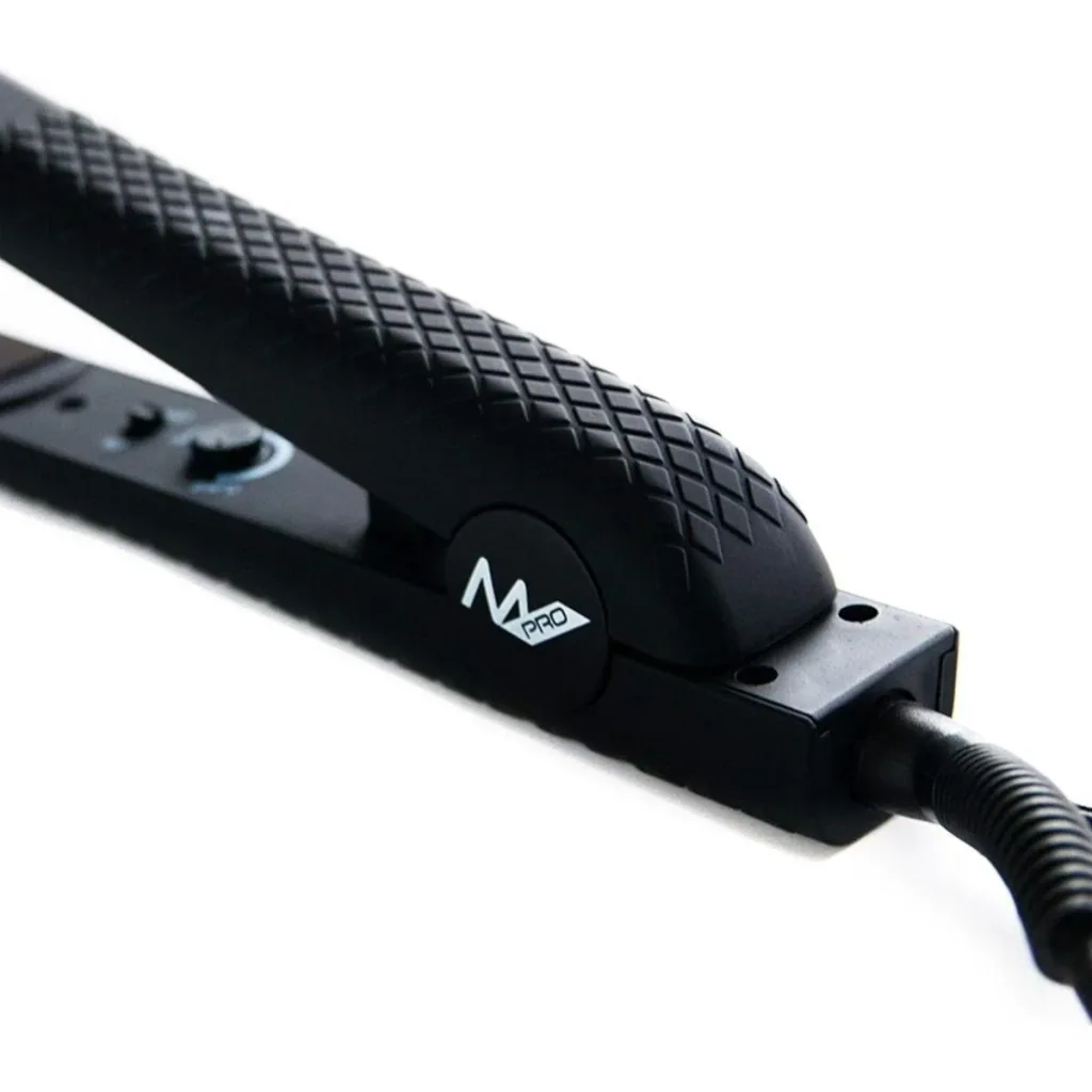 Max Pro Gloss Stylingzange Schwarz inkl. Hitzeschutzmatte & Schutztasche